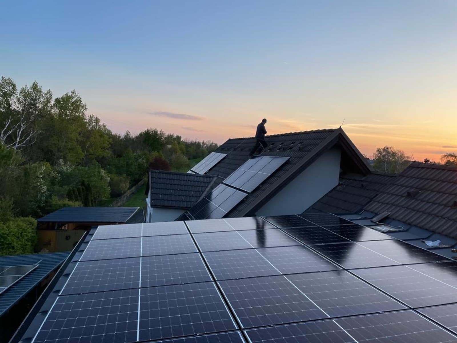 Einfamilienhaus Gattendorf PV-Anlage